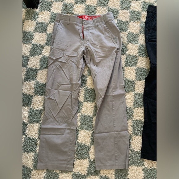 Under Armour Golf Pants Dress Pants Bundle Black Gray Size 34 X 32 Men’s Used - Picture 8 of 10